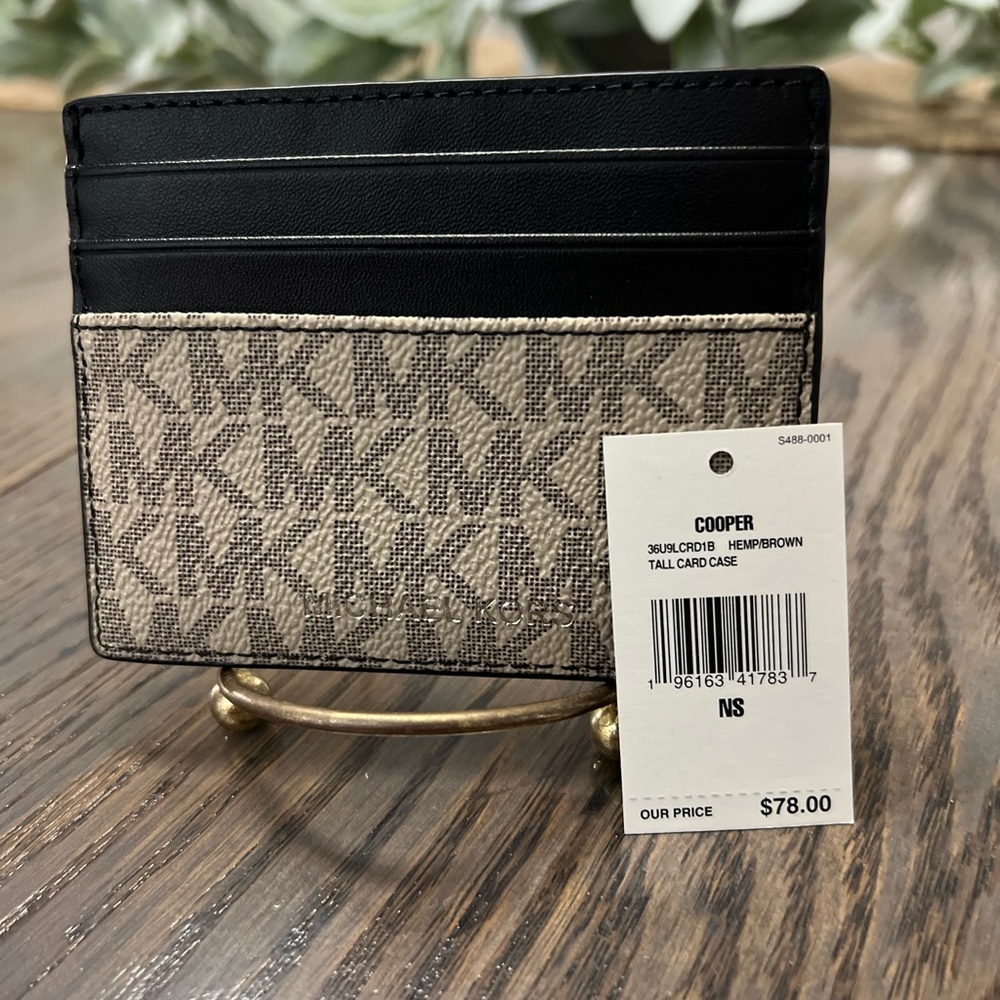 Michael Kors NEW leather card holder